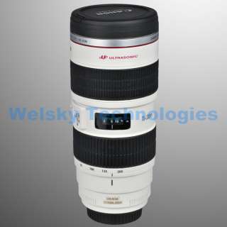 Canon EF 70 200mm Camera Lens Cup Coffee Stainless Steel Mug + Gift 