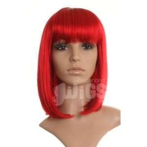   cherry red wig     Premium quality synthetic hair from Wonderland Wigs
