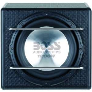 com New 12 1200 Watt Amplified Subwoofer with Remote Subwoofer Level 