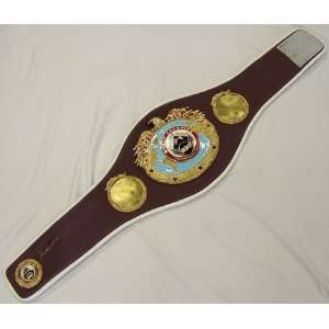   WBO Maroon & White Boxing Championship Belt