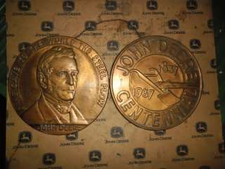 John Deere Centennial Anniversary Celebration Penny Like Coins  