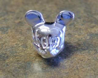 New Disney Parks MICKEY MOUSE Head Sterling Chamilia Charm  