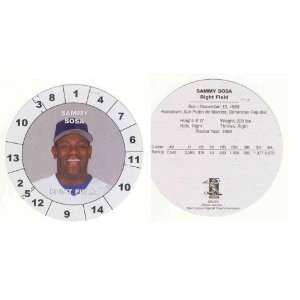  Cadaco All Star Baseball Game Card Disk Sammy Sosa: Sports 