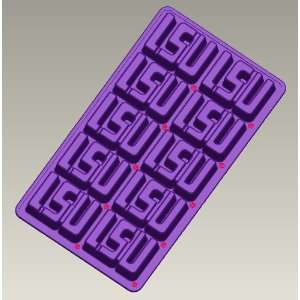    LSU Silicone Ice Tray / Candy Mold (2 Pack)