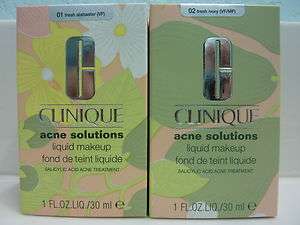 Clinique Acne Solutions Liquid Makeup BNIB 1 oz / 30 mL  