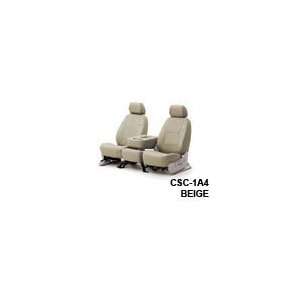 Leather Custom Fit Seat Covers   GENUINE LEATHER BEIGE, Rear Row Seats 