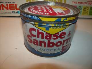 Vintage Chase & Sanborn 1 Pound Coffee Tin  