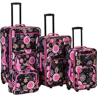 Rockland Luggage 4 Piece Nairobi Luggage Set   Pucci  
