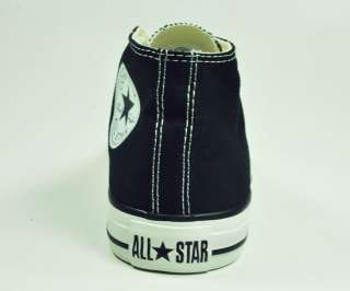 CONVERSE All Star Clean MID Basketball Black Canvas 122067F Men Size 