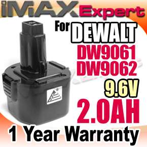 0AH 9.6V Battery for DEWALT 9.6 Volt Cordless Drill  
