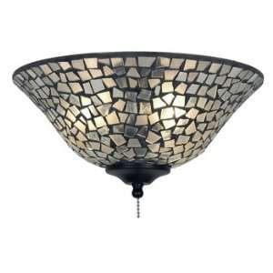  Fanimation Fans G422 13 Glass Bowl, Clear/Frosted Mosaic 