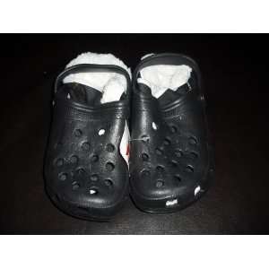  Clogs for kids with soft insert Black with white specs 