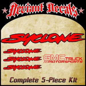 GMC Syclone OEM Spec Decal Sticker Graphic Kit Set  