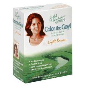 Light Mountain Natural Color The Gray! Hair Color & Conditioner, Light 