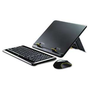 Logitech Products   Logitech   MK605 Laptop Kit, Keyboard/Mouse/Riser 