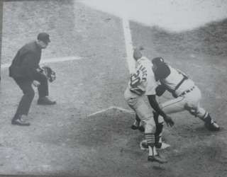 1968 World Series Detroit Tigers Bill Freehan & Lou Brock, Doug Harvey 