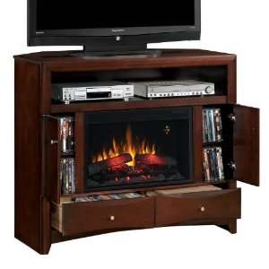   Media Mantel Electric Fireplace with Corner Option