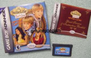 THE SUITE LIFE OF ZACK & CODY TIPTON CAPER Nintendo DS GBA GBASP 
