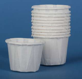 5000 Paper Ramikin Souffle Food Sample Cups .5 1/2 oz  
