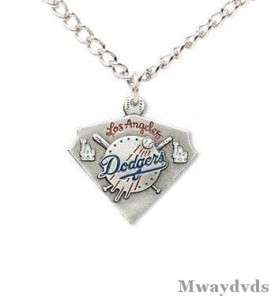 Los Angeles Dodgers   Chain Necklace & Pendant, New   Free Shipping 