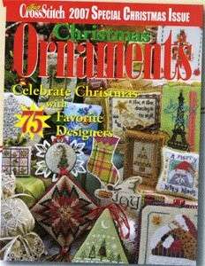 Just Cross Stitch 2007 Special Christmas Ornament Issue   Brand New 