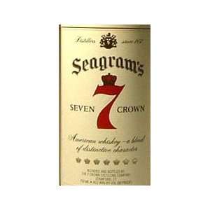  Seagram Seven Crown 1 Liter Grocery & Gourmet Food