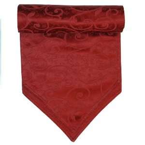  72 inch Berry Wine Jacquard Table Runner