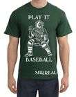 Baseball Catcher Art T shirt Preshrunk 100% Cotton