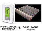 Electric Tile Radiant Warm Floor Heat Heated Kit, Mat items in 