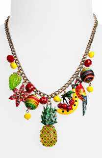 Betsey Johnson Rio Frontal Necklace  