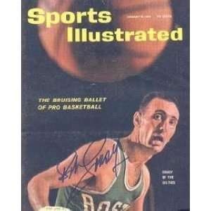 Bob Cousy (Boston Celtics) autographed Sports Illustrated Magazine