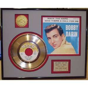BOBBY DARIN JACK THE KNIFE GOLD RECORD LIMITED EDITION DISPLAY