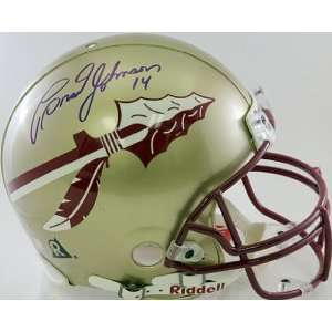 Brad Johnson Autographed Helmet   (Florida State University