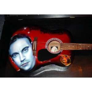 Dave Matthews Autographed Airbrush Guitar & Case & Proof