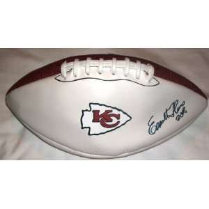  Emmitt Thomas Autographed Kansas City Chiefs Logo Football 