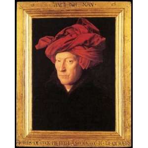  FRAMED oil paintings   Jan van Eyck   32 x 40 inches   Man 