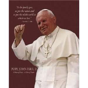 Pope John Paul II Waving