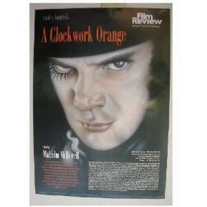   Clockwork Orange Poster Malcolm Mcdowell Clock Work: Everything Else