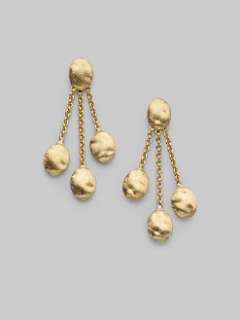 Marco Bicego   18K Yellow Gold Three Strand Earrings/Short