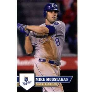   #76 Mike Moustakas kansas City Royals In Protective TopLoad Holder