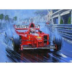  Limited Edition Michael Schumacher Racing Print by 