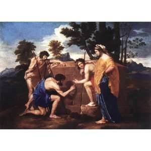  FRAMED oil paintings   Nicolas Poussin   24 x 18 inches 