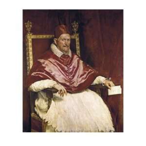  Pope Innocent X Giclee Poster Print by Diego Velázquez 