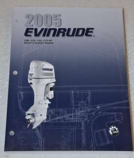 2005 Evinrude Outboard 100 115 135 175 hp Factory Shop Service Repair 