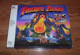 1985 FIREBALL ISLAND 3D BOARD GAME, MB 31  