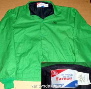 vtg PIONEER seeds M medium jacket FARM farmer 4H dairy  
