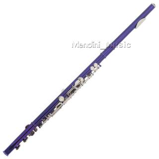 NEW MENDINI PURPLE STUDENT C FLUTE +Everything You Need  