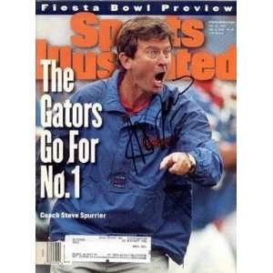 Steve Spurrier Autographed/Hand Signed Florida Sports Illustrated 