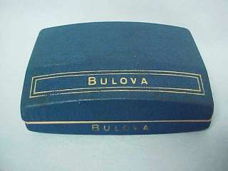 Box for 1960s Bulova Accutron M5 Solid 14K Gold Wrist Watch Mens 