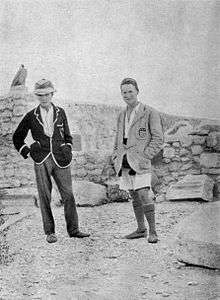 Leonard Woolley ( left ) and T.E. Lawrence at Carchemish, ca. 1912
